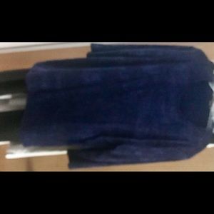 New Blue with Silver Shimmer Vikki Vi Top with 1X made in USA